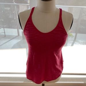 Lululemon bright pink tank top